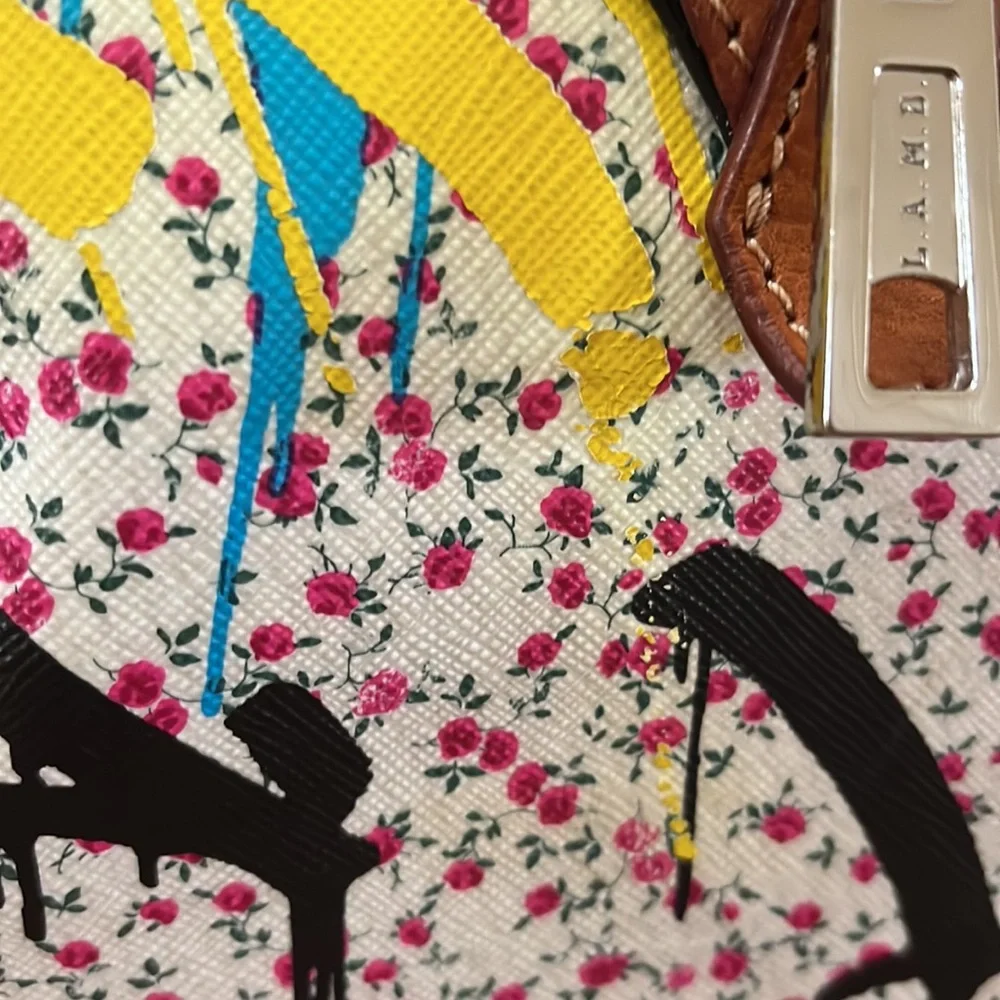 Authentic L.A.M.B Ditzy Graffiti Hobo Handbag - Picture 14 of 17